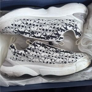 Dior Monochrome Patterned Sneakers